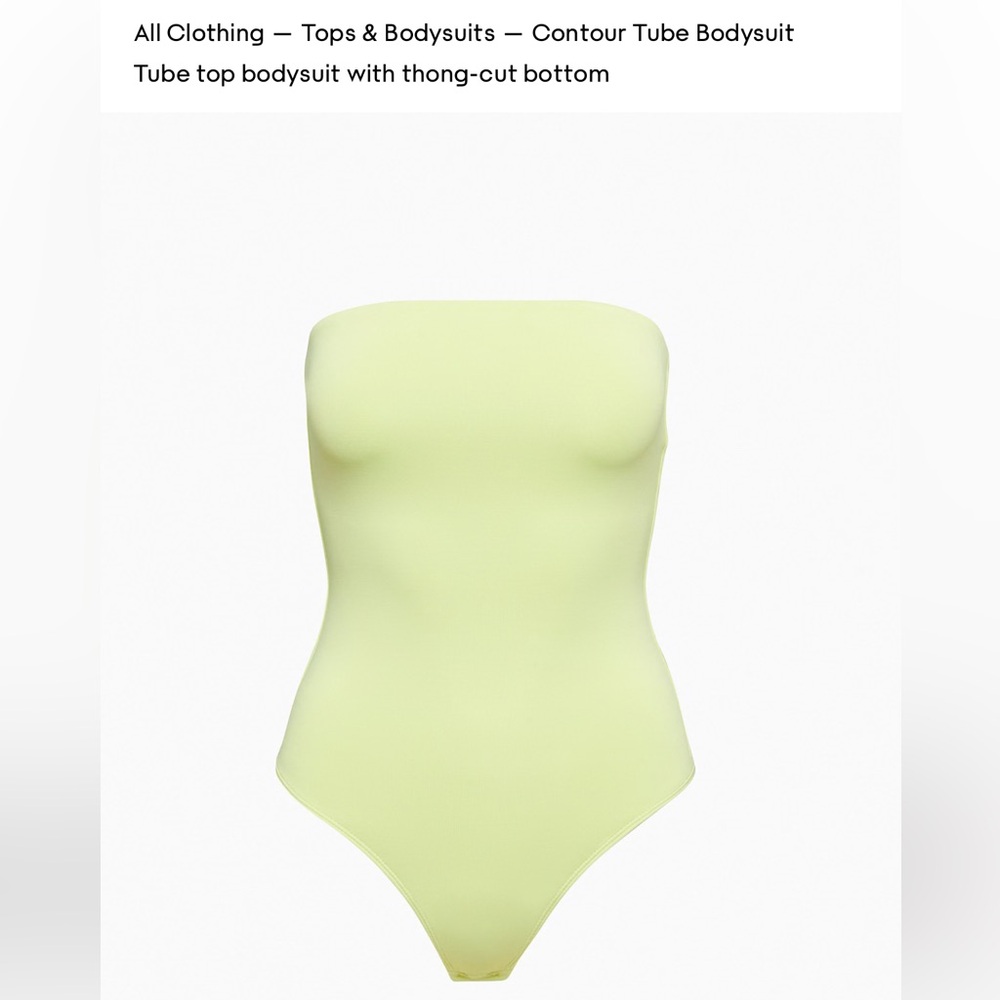 Aritzia Green Sleeveless Fitted Bodysuit